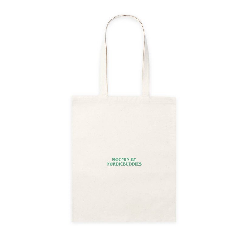 Nordicbuddies Mummi handlenett 38,5x42 cm Snusmumrikken beige