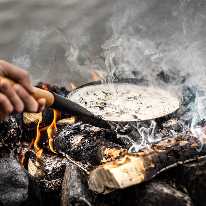 Hällmark of Sweden Stekepanne 21 cm svart