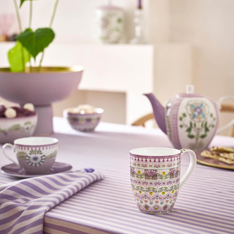 Pip Studio Lily & Lotus krus XL 40 cl 2 stk off-white 