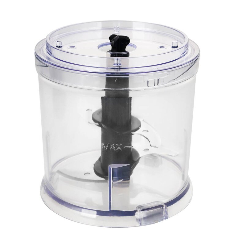EMERIO Minihakker med 4 kniver svart 