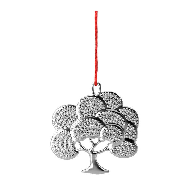 Rosendahl Karen Blixen ornament 6,5 cm Karen-s oak sølv