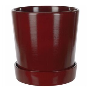 GUS Design Haga XL potte med fat Ø16 H18 cm rød