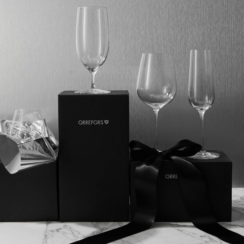 Orrefors Balance vinglass 47 cl 4 stk