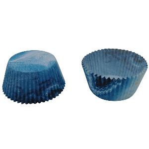 Modern House bAYk muffinsform 7 cm 50 stk blå/hvit