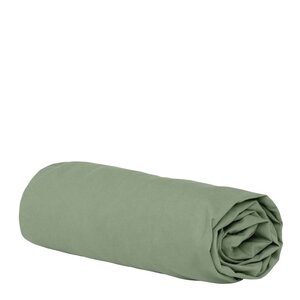 Høie Flanell formsydd laken 160x200x25 cm dempet grønn