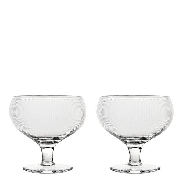 Sagaform Blanka champagneglass 30 cl 2 stk klar