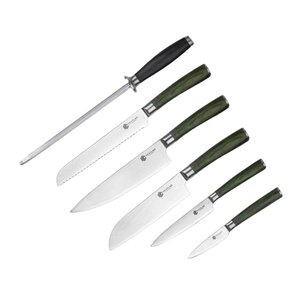 Hexclad Hybrid knivsett 6 deler