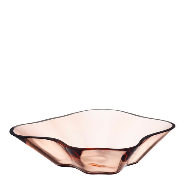 iittala Aalto Blomster skål 27,9x7,5 cm rio brun