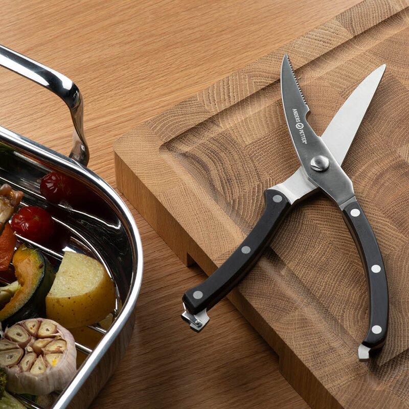 Anders Petter Steel Essentials kyllingsaks stål/svart