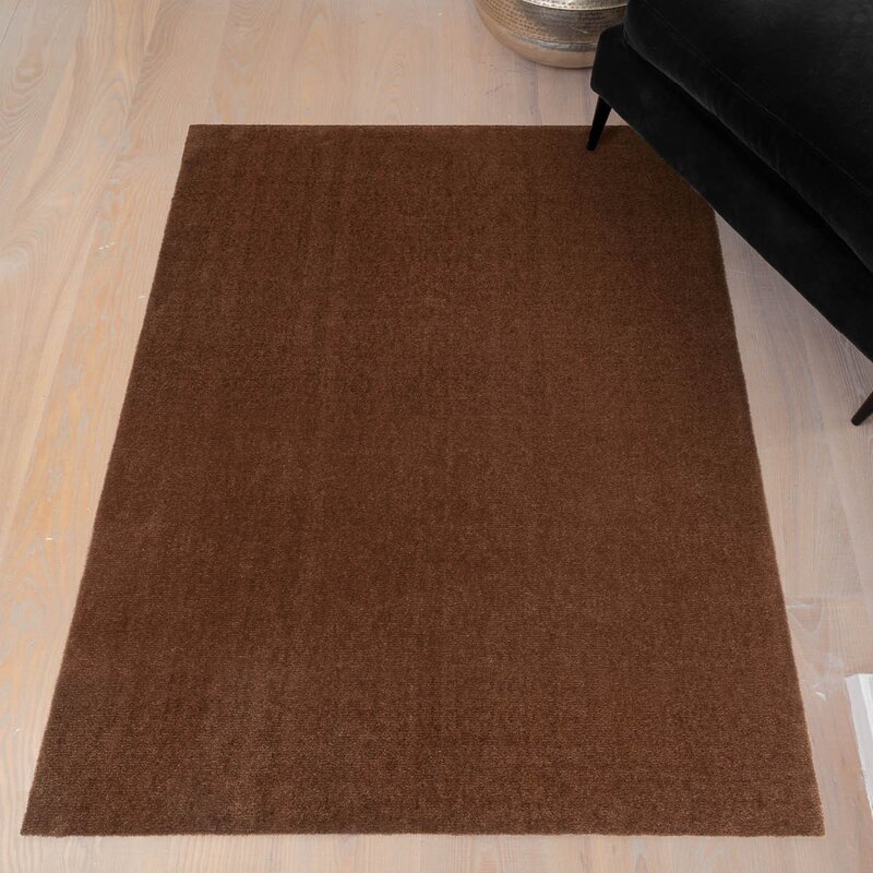 Tica Copenhagen Unicolor gulvmatte 130x90 cm cognac
