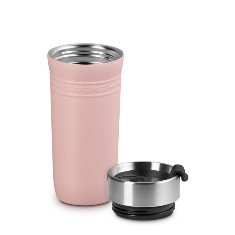 Le Creuset On The Go termokopp 35 cl shell pink