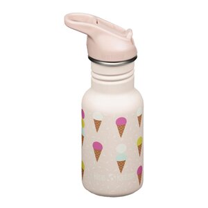 Klean Kanteen Kid Classic Narrow flaske 0,35L med sportslokk Ice Cream