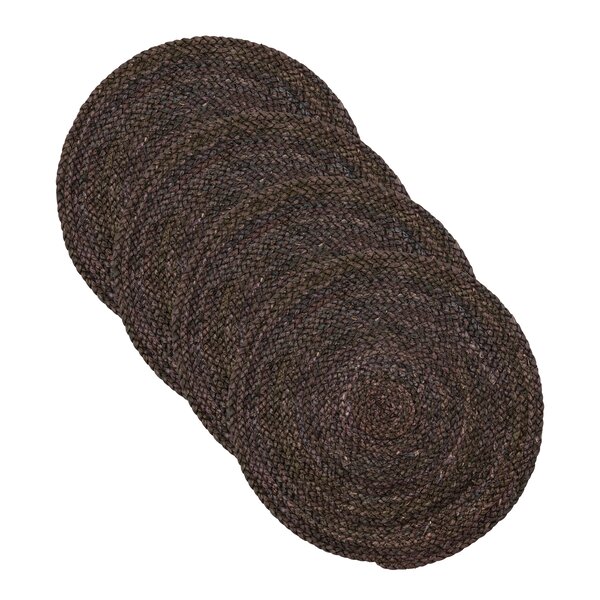 House Doctor Circle spisebrikke 38 cm 4 stk sjokolade