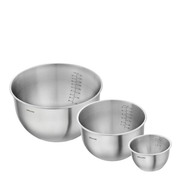 Zwilling Fresh & Save skålsett 3 deler rustfritt stål