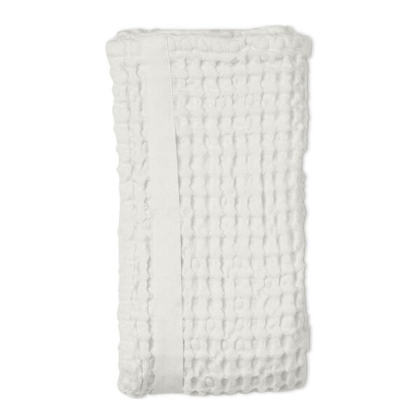 The Organic Company Big Waffle håndhånkle 50x75 cm hvit