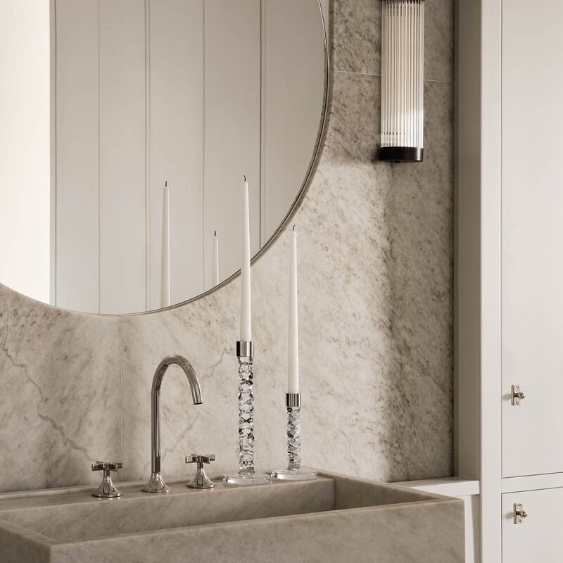 Orrefors Carat lysestake H18,3 cm