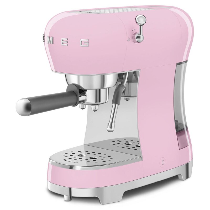 SMEG Espressomaskin ECF02 1 l rosa