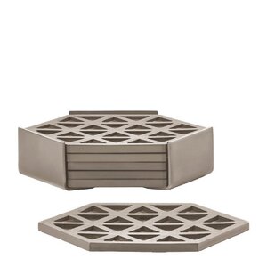 Zone Denmark Triangles glassbrikker 6 stk taupe