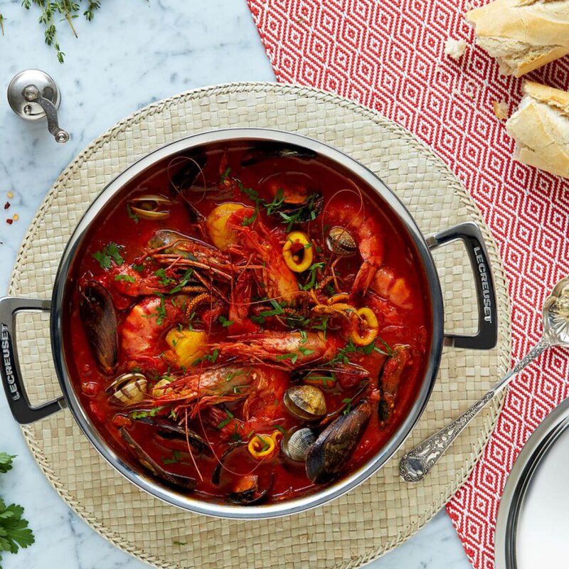 Le Creuset 3-Ply gryte med lokk 18 cm 2,3L