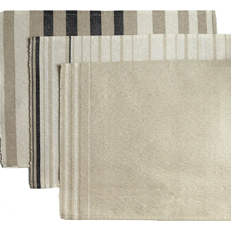 Stelton Vibeke Klint bordbrikke nøytral stripe 33x48 cm white