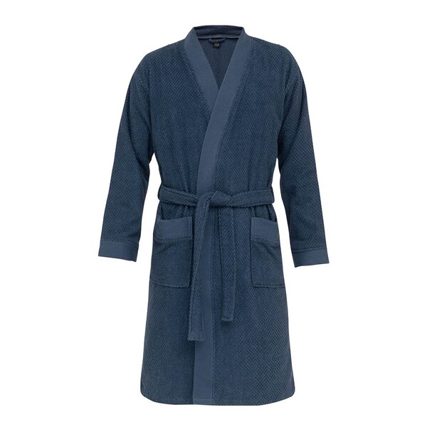 Høie Luno morgenkåpe herre S/M mørk blå