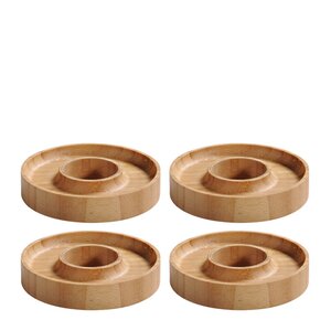 Kesper Eggeglass 10 cm 4 stk bambus