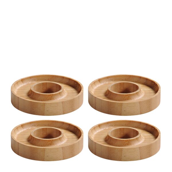 Kesper Eggeglass 10 cm 4 stk bambus