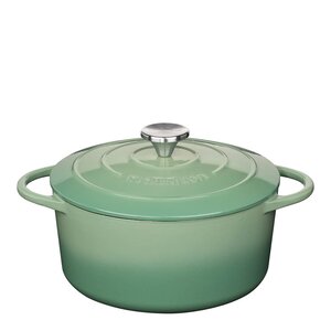 Küchenprofi Provence støpejernsgryte rund 26 cm 5,3L jade
