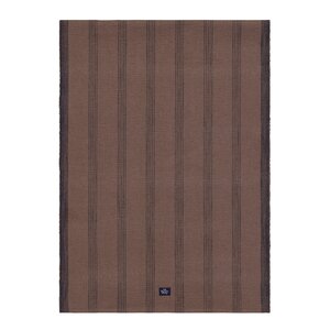 Lexington Stripete løpere i bomull 150x50 cm brun/svart