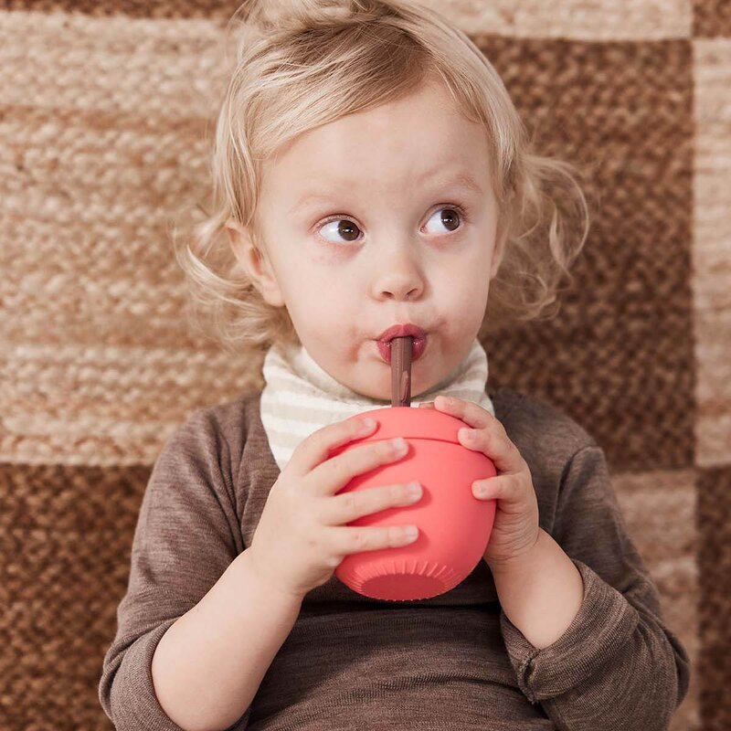 OYOY Apple kopp 20 cl cm Cherry red