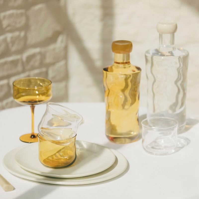 Paveau Swirl tumbler glass small 24 cl 2 stk Mist