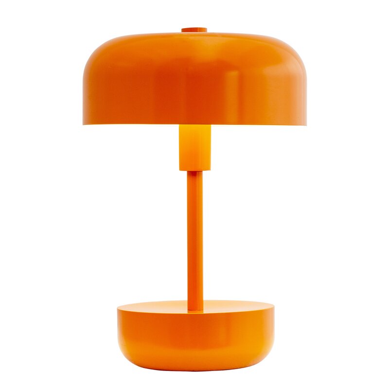 Dyberg Larsen Haipot portable bordlampe 25,7 cm orange