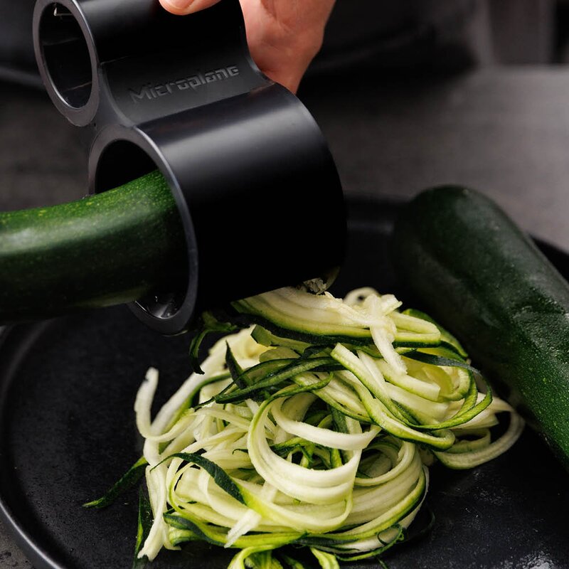 Microplane Spiral Cutter spiralkutter 13 cm svart