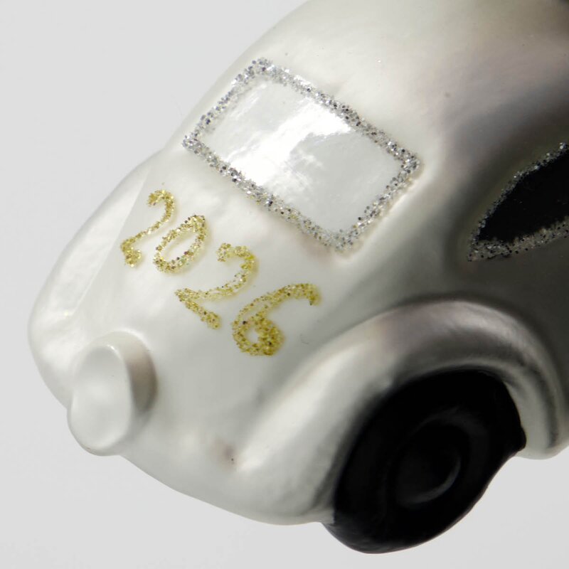 House Doctor Car julepynt 10,5 cm sølv