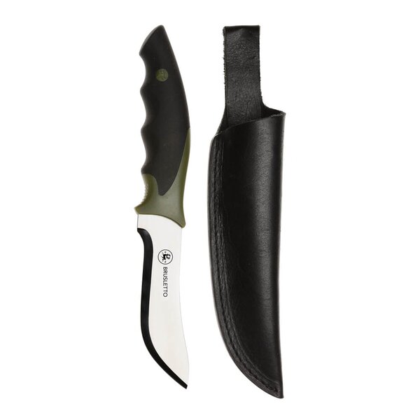 Brusletto Skinner kjøttkniv 22,5 cm svart/grønn