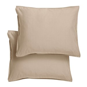 Midnatt Hassel putetrekk 50x70 cm 2 stk beigebrun