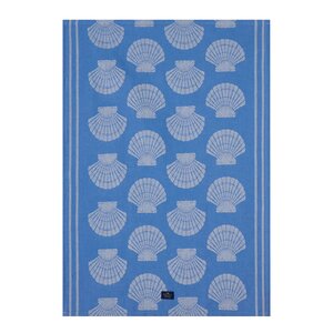 Lexington Shell jacquard kjøkkenhåndkle 70x50 cm blå/hvit