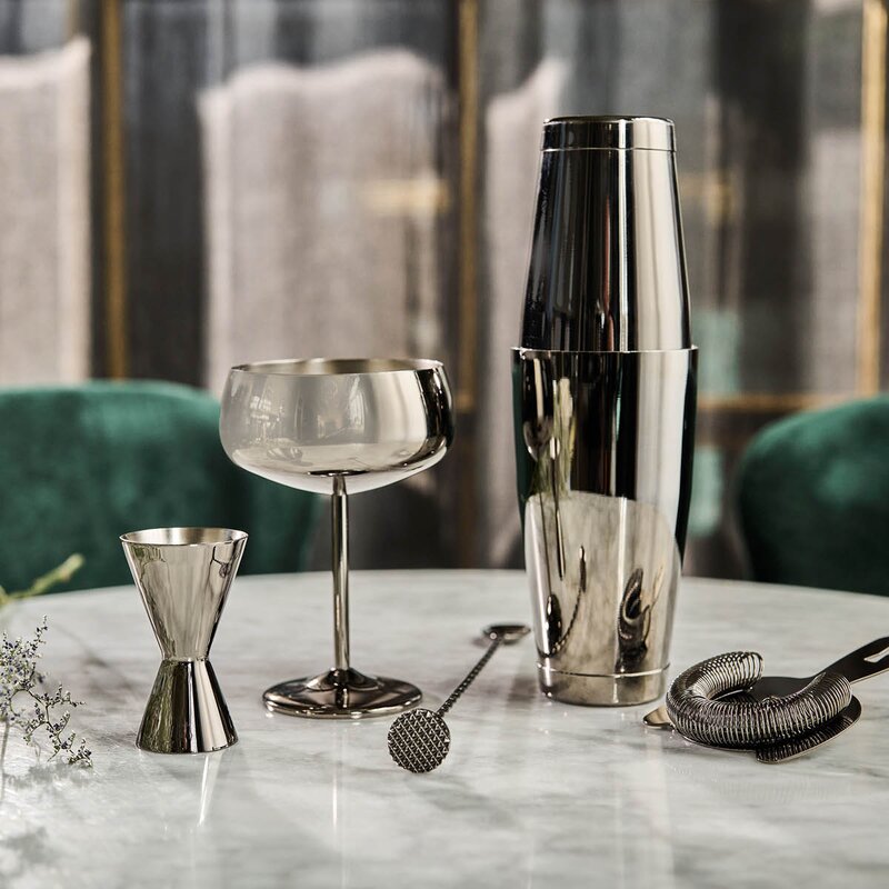 Modern House Sontell Silver målebeger 3/6 cl blank