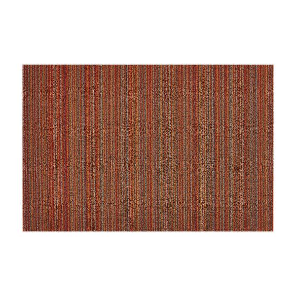 Chilewich Skinny Stripe dørmatte 46x71 cm orange