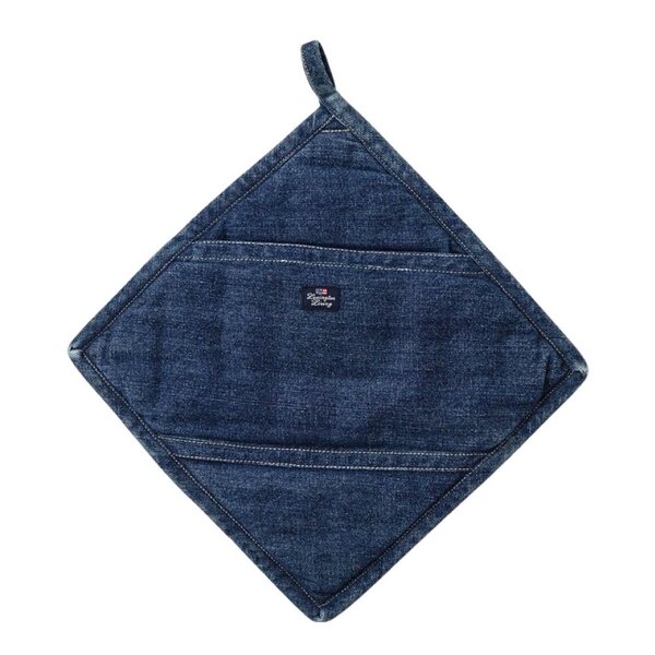 Lexington Icons denim gryteklut 25x25 cm denim blue
