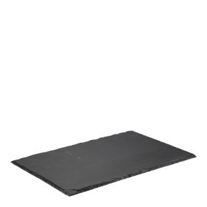 Modern House Slate serveringsfat 35x25 cm svart