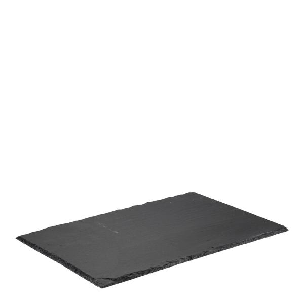 Modern House Slate serveringsfat 35x25 cm svart