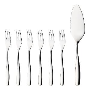 Hardanger bestikk Julie kakesett 7 deler