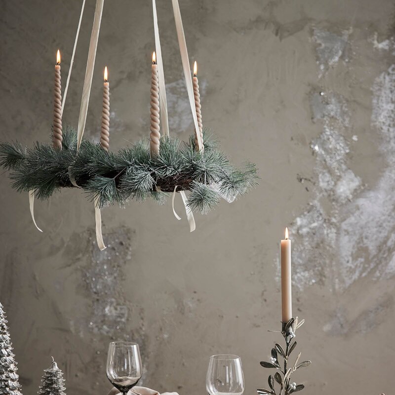 Lene Bjerre Vintia krans 60 cm grønn