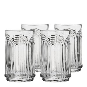 Viski Deco Highball glass Beau i krystall 53 cl 4 stk