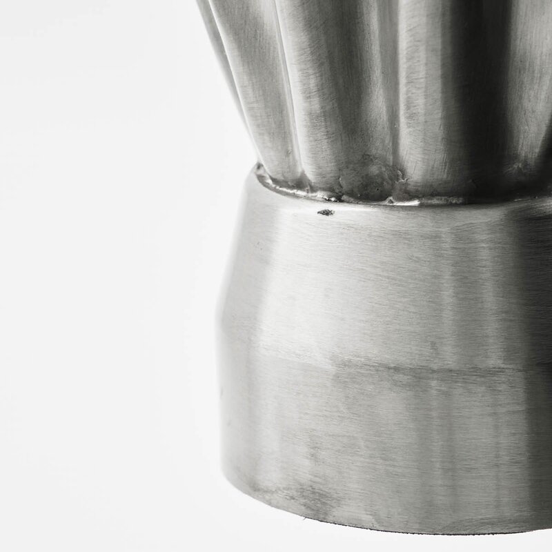 House Doctor Flood vase 33 cm børstet sølvfinish