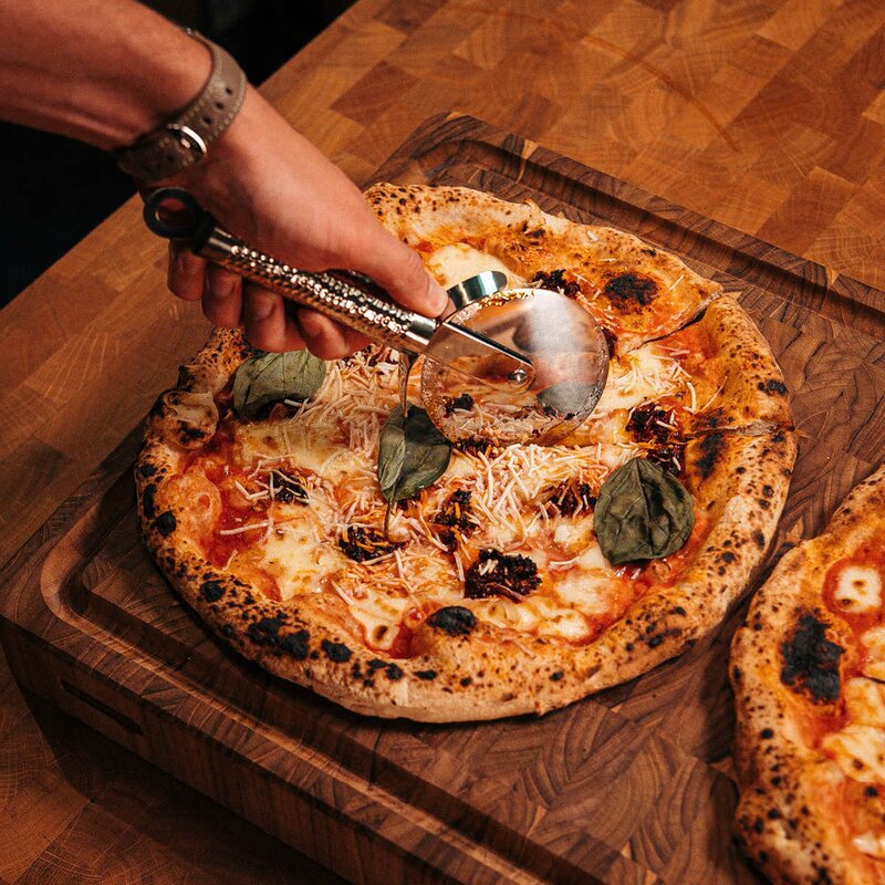 Vargen & Thor Frost pizzakutter 24 cm blank stål