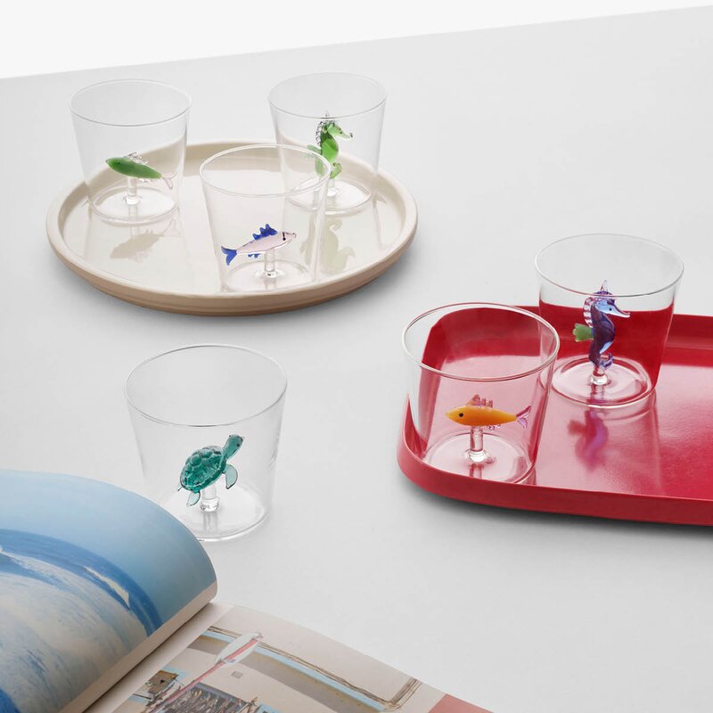 Ichendorf Milano Marine Garden vannglass 35 cl sardin rosa
