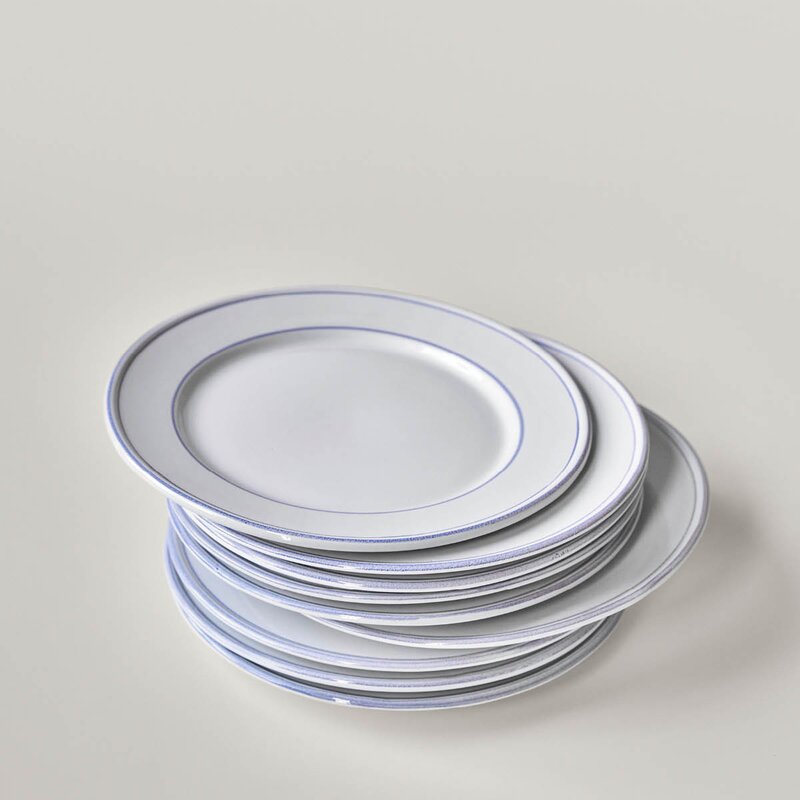 Nicolas Vahé Bistro middagstallerken 27 cm 2 stk blå/hvit