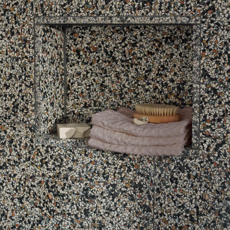 The Organic Company Big Waffle vaskeklut 25x40 cm 3 stk clay